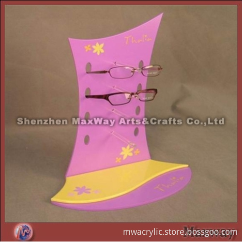Easy Style Pink Acrylic Sunglasses/Eyeglasses Display Stand